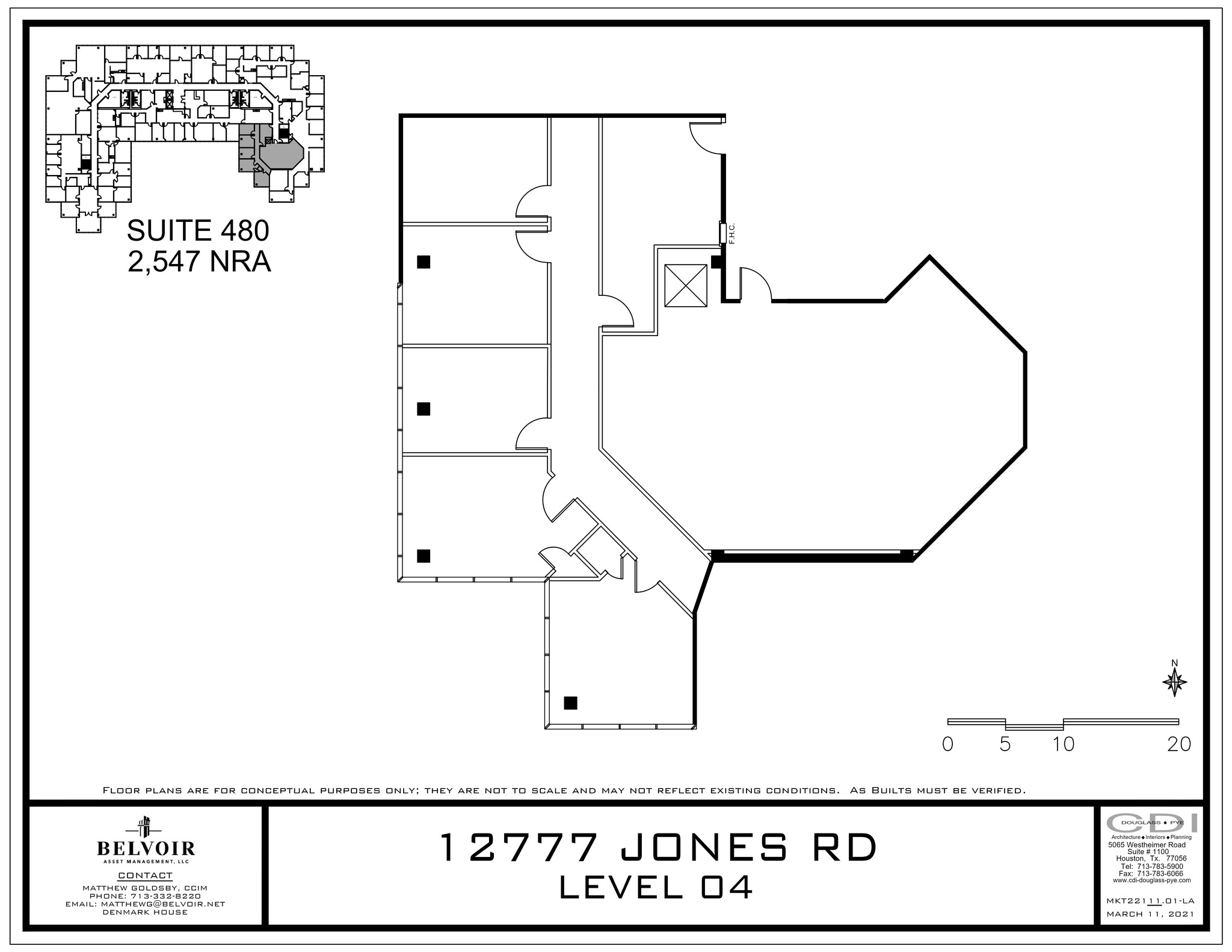 12777 Jones Rd, Houston, TX à louer Plan de site- Image 1 de 1