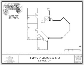 12777 Jones Rd, Houston, TX à louer Plan de site- Image 1 de 1