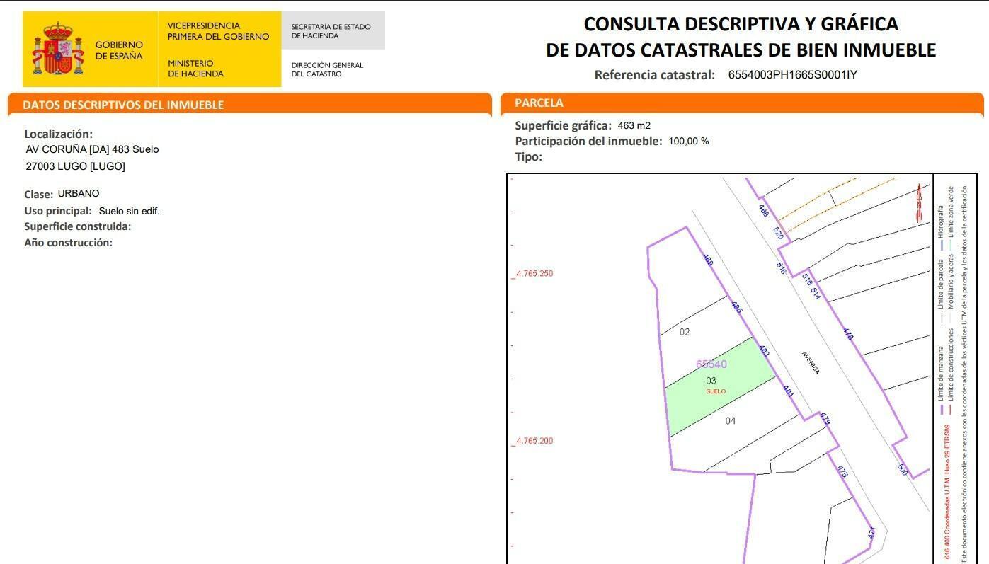 Avenida Da Coruña, 481, Lugo, Lugo for sale Site Plan- Image 1 of 11