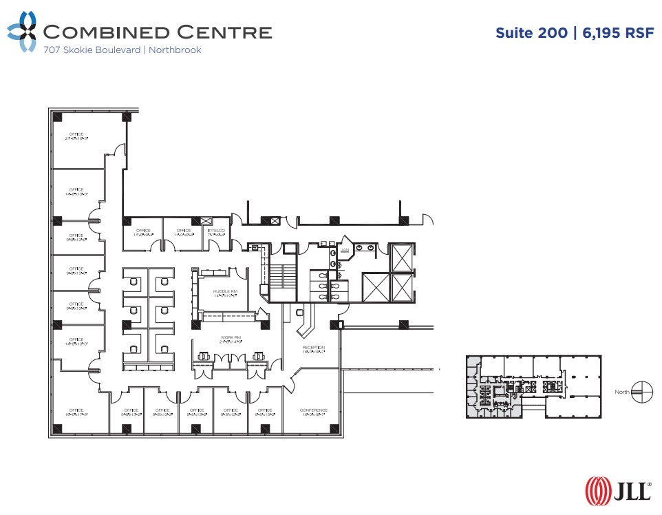 707 Skokie Blvd, Northbrook, IL for lease Floor Plan- Image 1 of 1