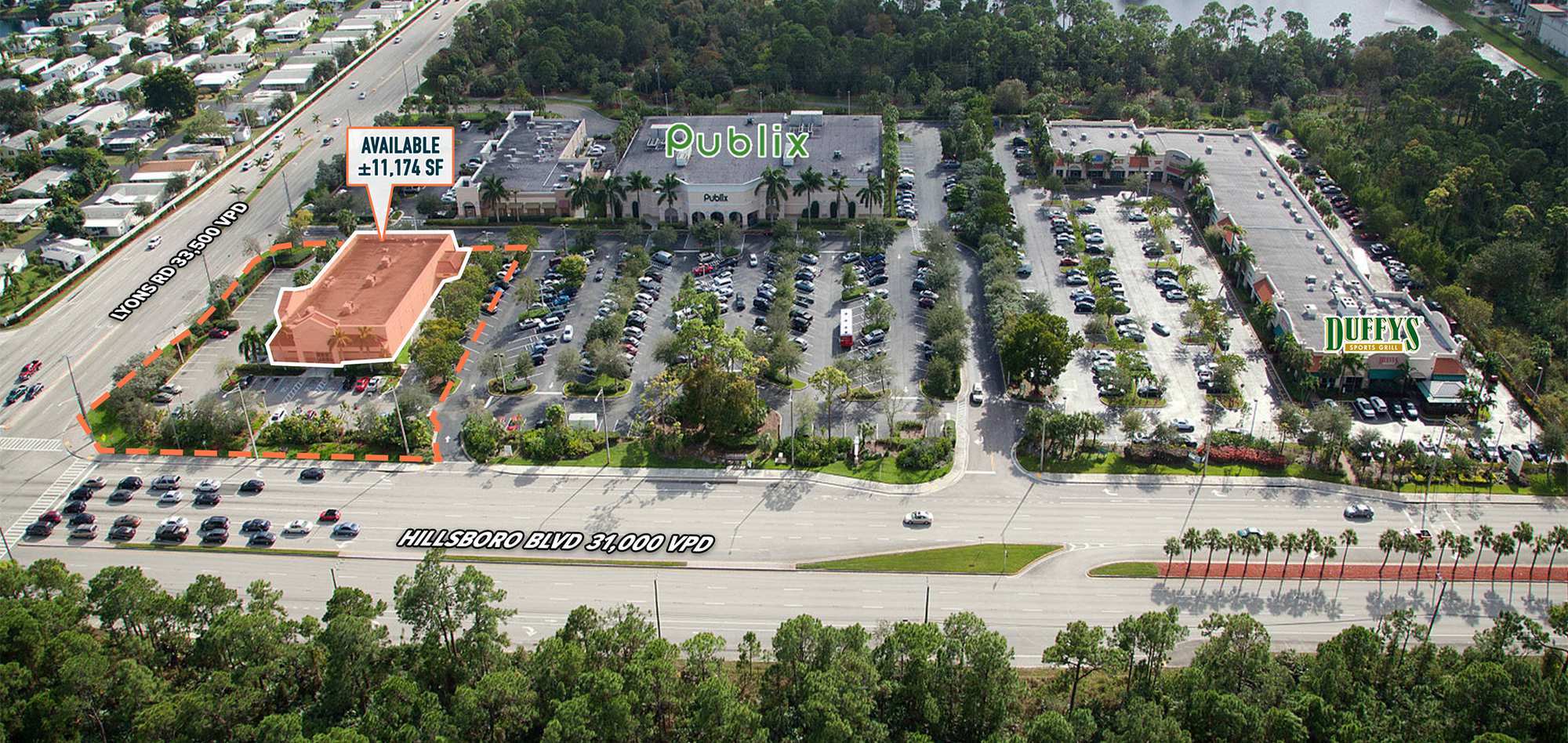 4650 W Hillsboro Blvd, Coconut Creek, FL for lease Aerial- Image 1 of 8
