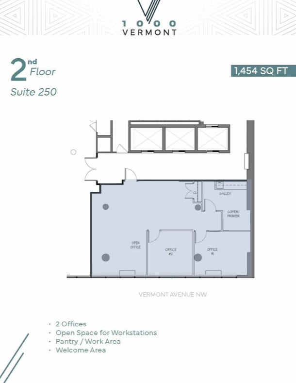 1000 Vermont Ave NW, Washington, DC for lease Floor Plan- Image 1 of 2