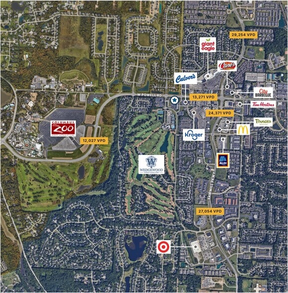 9753 Fairway Dr, Powell, OH for sale - Map - Image 3 of 3