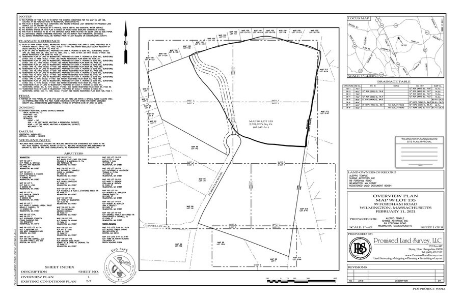 99 Fordham Rd, Wilmington, MA à louer - Plan de site - Image 2 de 7