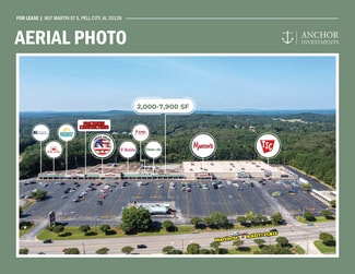 Plus de détails pour 803-1025 Martin St S, Pell City, AL - Commerce de détail à louer