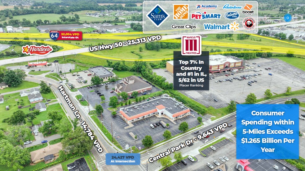 1334 Central Park Dr, O'Fallon, IL à vendre - Photo du bâtiment - Image 3 de 15