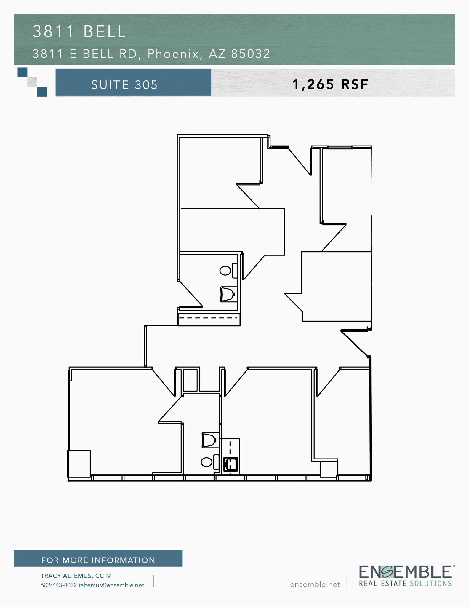 3811 E Bell Rd, Phoenix, AZ à louer Plan d  tage- Image 1 de 1