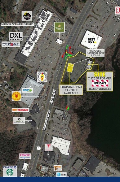 750 Providence Hwy, Dedham, MA à louer - Aérien - Image 2 de 3