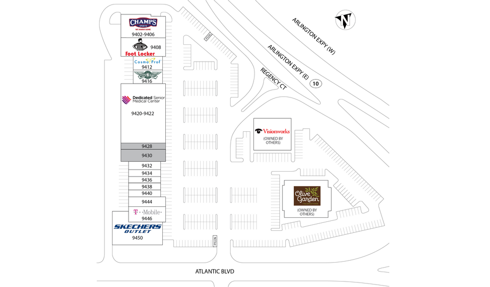 9400 Arlington Expy, Jacksonville, FL for lease - Site Plan - Image 2 of 6