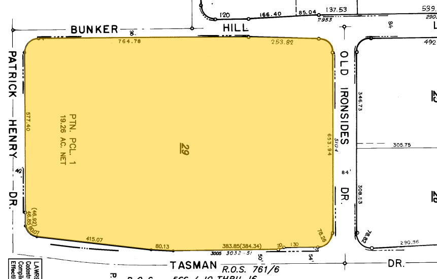 3003 Tasman Dr, Santa Clara, CA for lease - Plat Map - Image 2 of 3