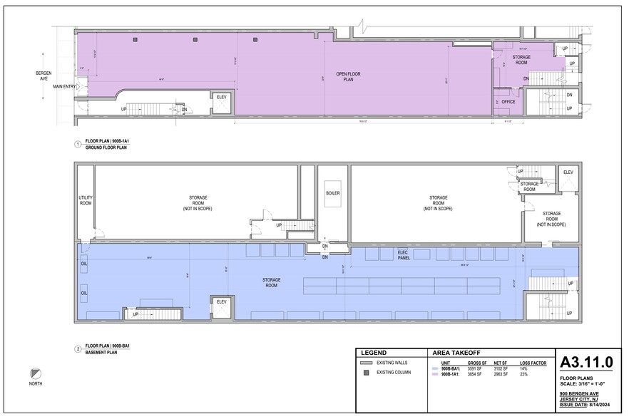 900-902 Bergen Ave, Jersey City, NJ for lease - Site Plan - Image 2 of 2