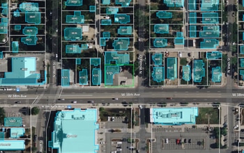 4705 W 38th Ave, Denver, CO - Aerial map view