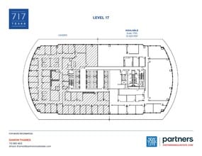 717 Texas Ave, Houston, TX à louer Plan d’étage- Image 1 de 1