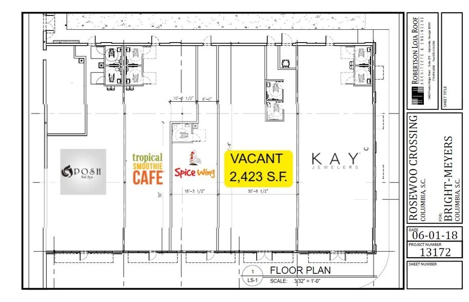 4400 Fort Jackson Blvd, Columbia, SC à louer - Plan d’étage - Image 3 de 3