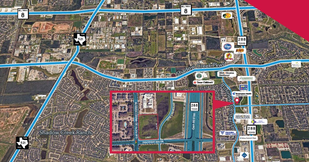 Business Center Drive, Pearland, TX à vendre - Aérien - Image 1 de 2