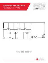 10700 Richmond Ave, Houston, TX à louer Plan d’étage- Image 1 de 1