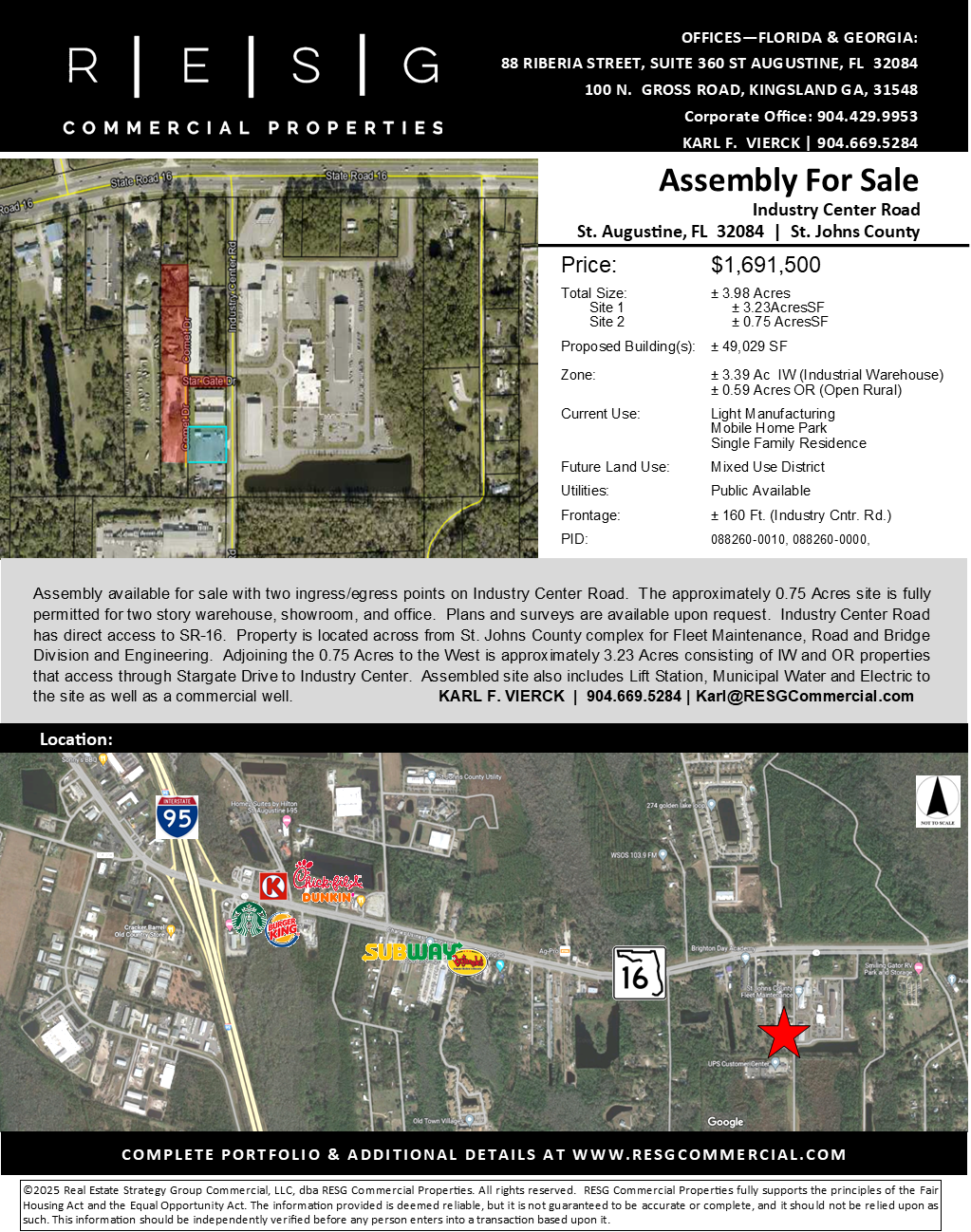 301-311 Comet Dr, Saint Augustine, FL à vendre Photo du bâtiment- Image 1 de 6