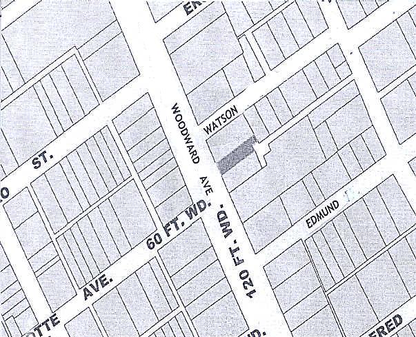 2952-2954 Woodward Ave, Detroit, MI for sale - Plat Map - Image 3 of 20