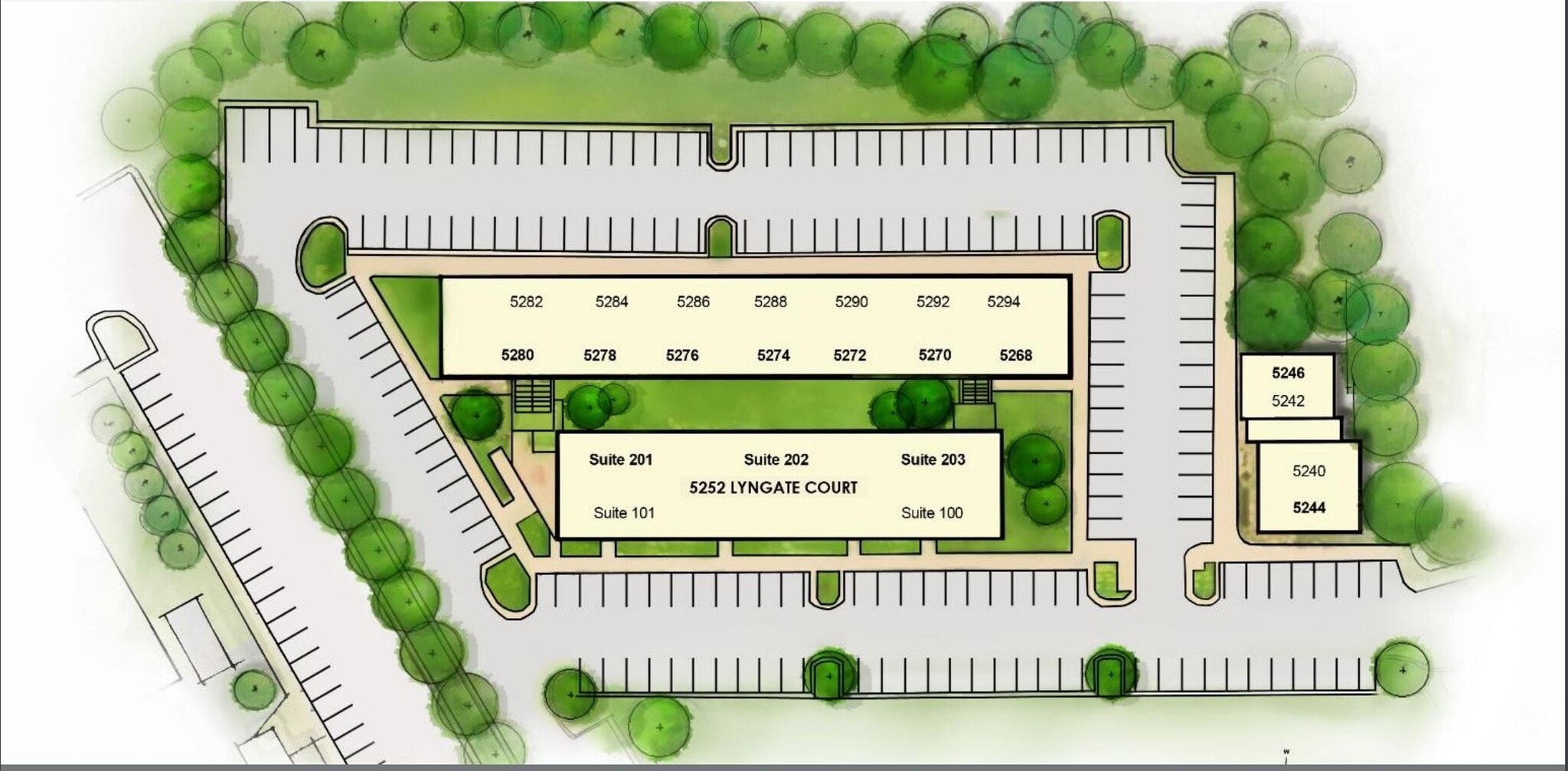 5268-5294 Lyngate Ct, Burke, VA for lease Site Plan- Image 1 of 1