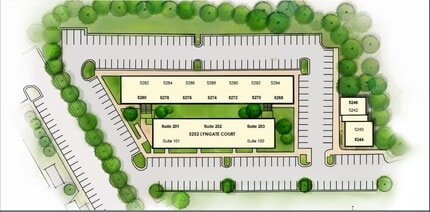 5268-5294 Lyngate Ct, Burke, VA for lease Site Plan- Image 2 of 2