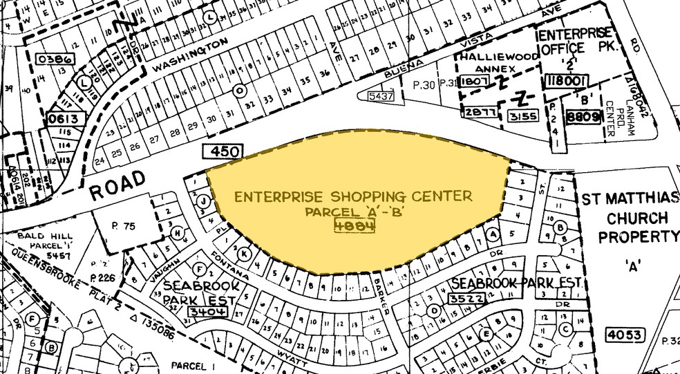 9321-9463 Annapolis Rd, Lanham, MD for lease - Plat Map - Image 2 of 3