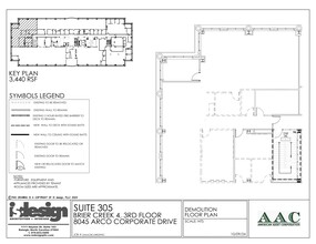 8045 Arco Corporate Dr, Raleigh, NC à louer Plan de site- Image 2 de 2