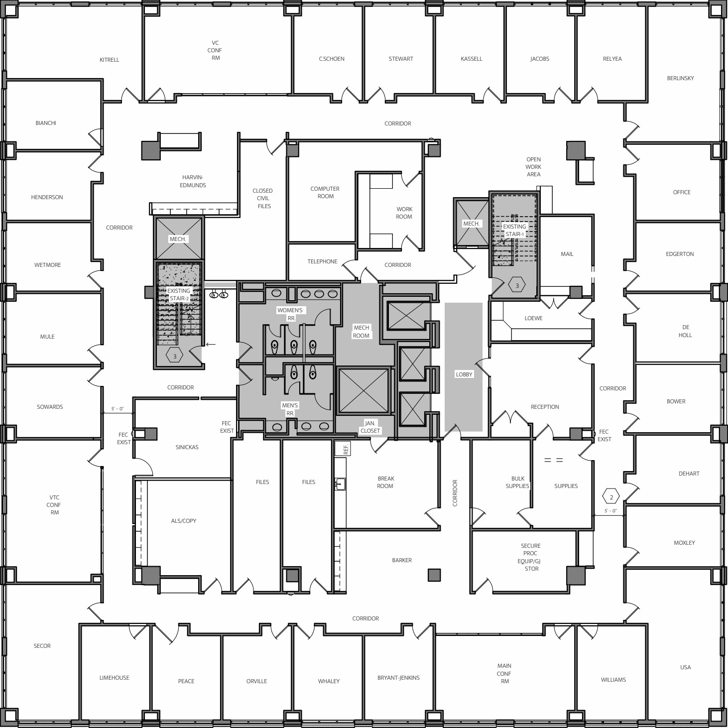 151 Meeting St, Charleston, SC à louer Plan d’étage- Image 1 de 1