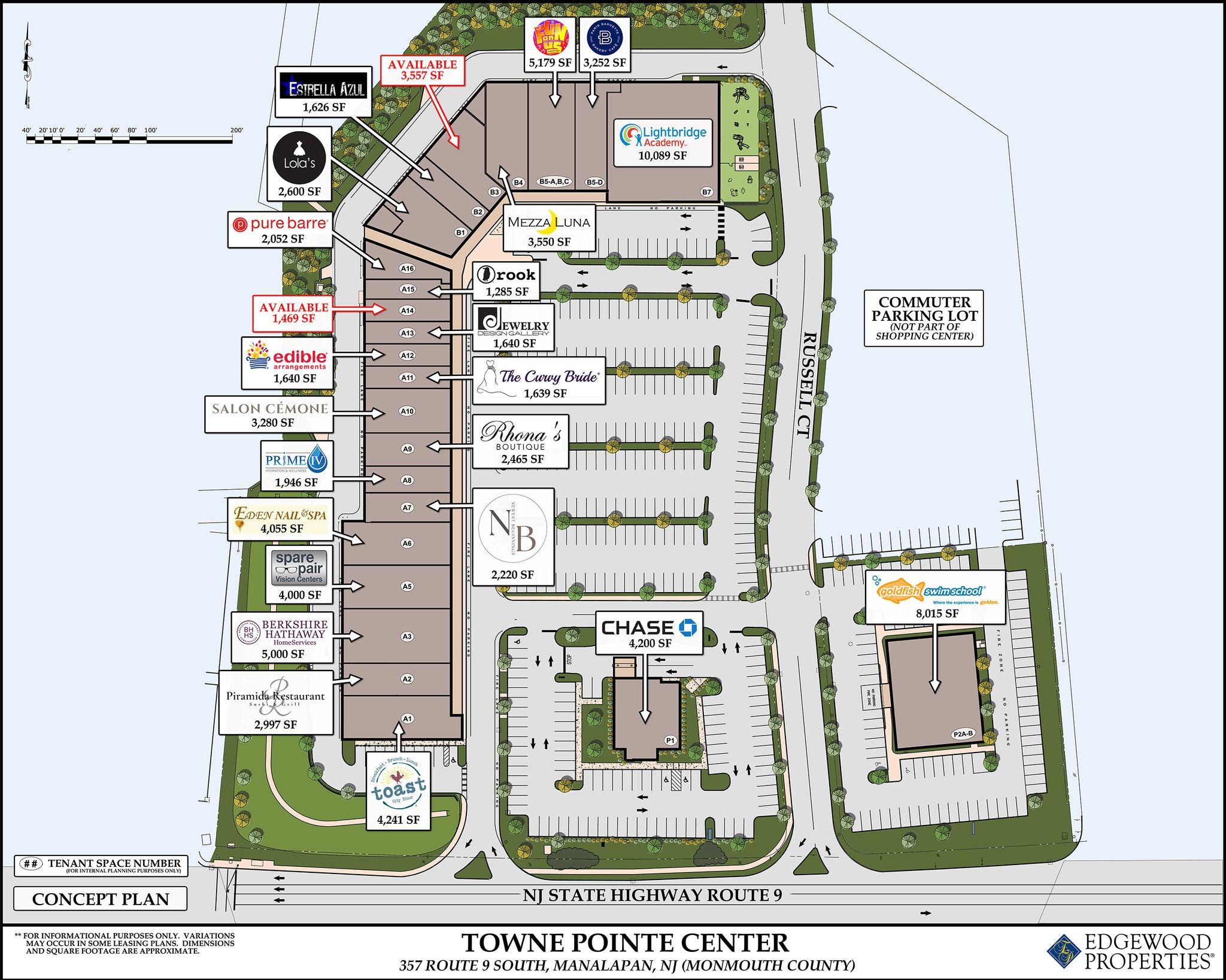 357-359 US Highway 9, Manalapan Township, NJ à louer Plan de site- Image 1 de 1