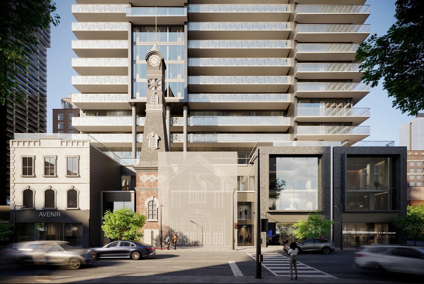 1 Grosvenor St, Toronto, ON à louer Photo du bâtiment- Image 1 de 2