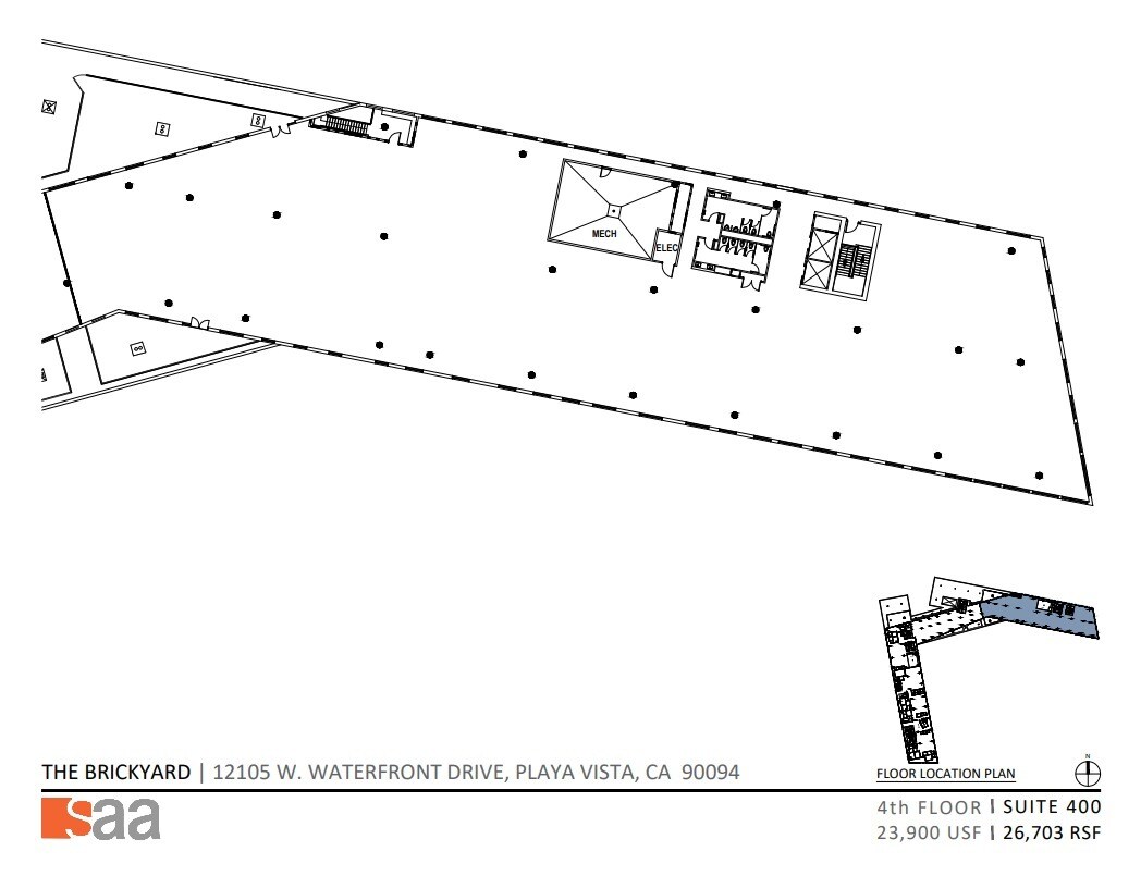 12105 W Waterfront Dr, Playa Vista, CA for lease Floor Plan- Image 1 of 1