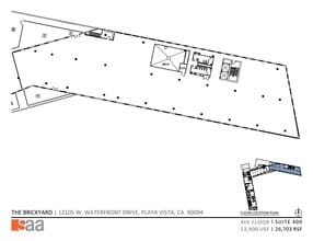 12105 W Waterfront Dr, Playa Vista, CA for lease Floor Plan- Image 1 of 1