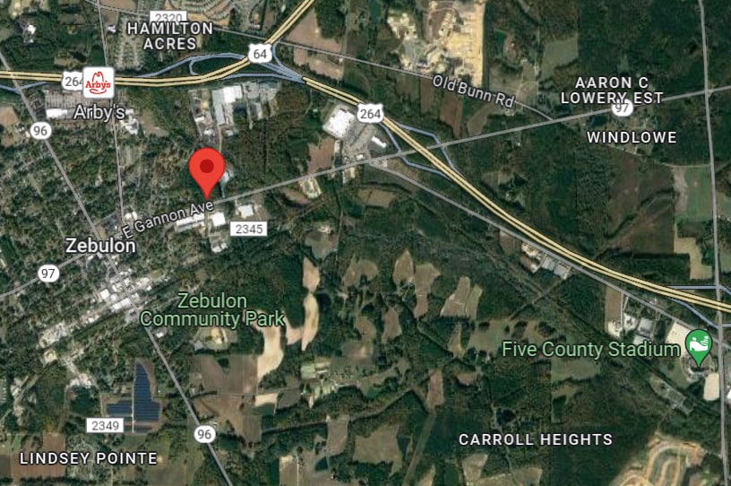 501 E Gannon Ave, Zebulon, NC à vendre - Aérien - Image 2 de 4