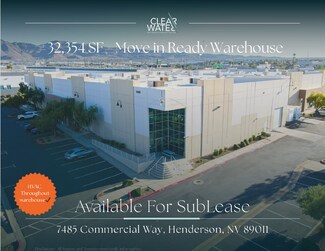 Plus de détails pour 7485 Commercial Way, Henderson, NV - Industriel à louer