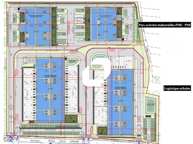 Industrial in Saint-Jean-de-Braye for lease - Site Plan - Image 3 of 6