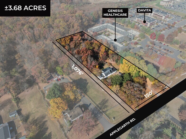288 Applegarth Rd, Monroe Township, NJ à vendre - Photo du bâtiment - Image 1 de 3