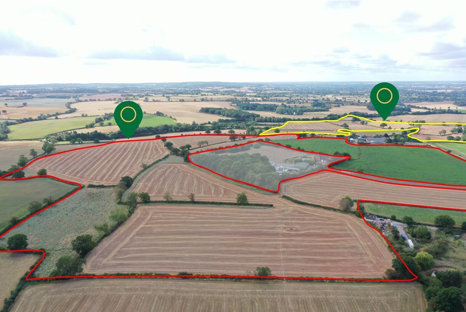 Land Forming Part of New House Farm, Hurley, Atherstone à vendre Aérien- Image 1 de 12