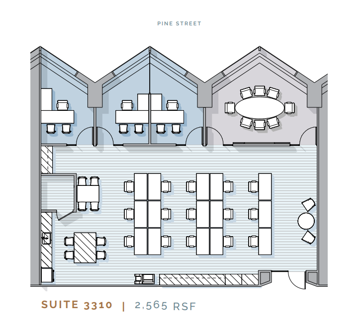 555 California St, San Francisco, CA à louer Plan d’étage- Image 1 de 3