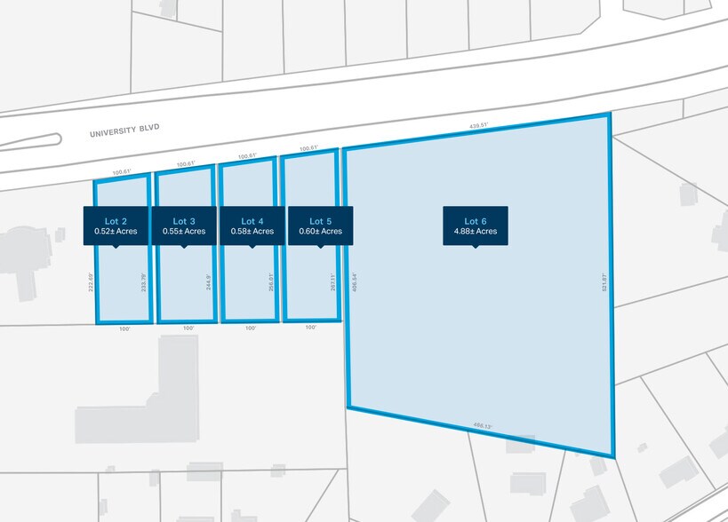 Cottage Hill Road & University Blvd, Mobile, AL for sale - Building Photo - Image 2 of 2