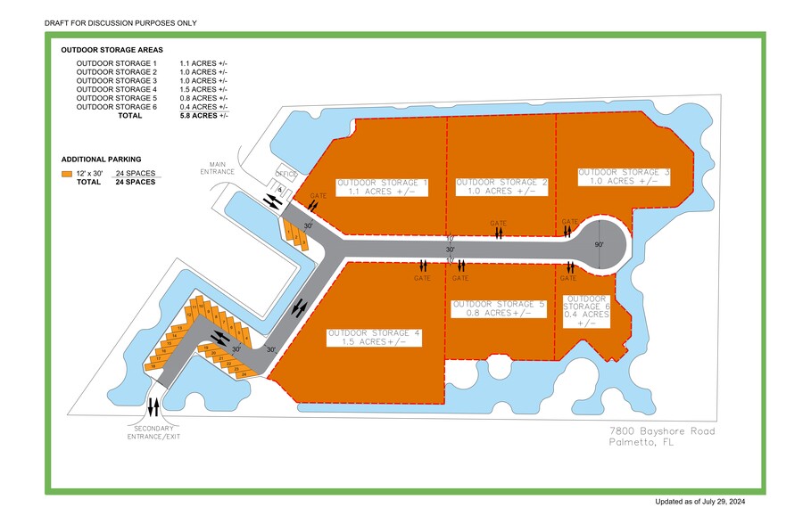 7800 Bayshore Rd, Palmetto, FL for lease - Site Plan - Image 3 of 6
