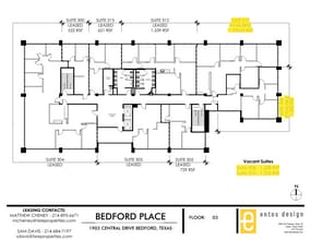 1903 Central Dr, Bedford, TX à louer Plan d’étage- Image 1 de 1