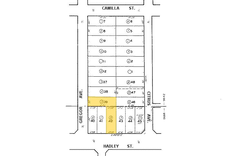 12211 Hadley St, Whittier, CA for sale Plat Map- Image 1 of 1