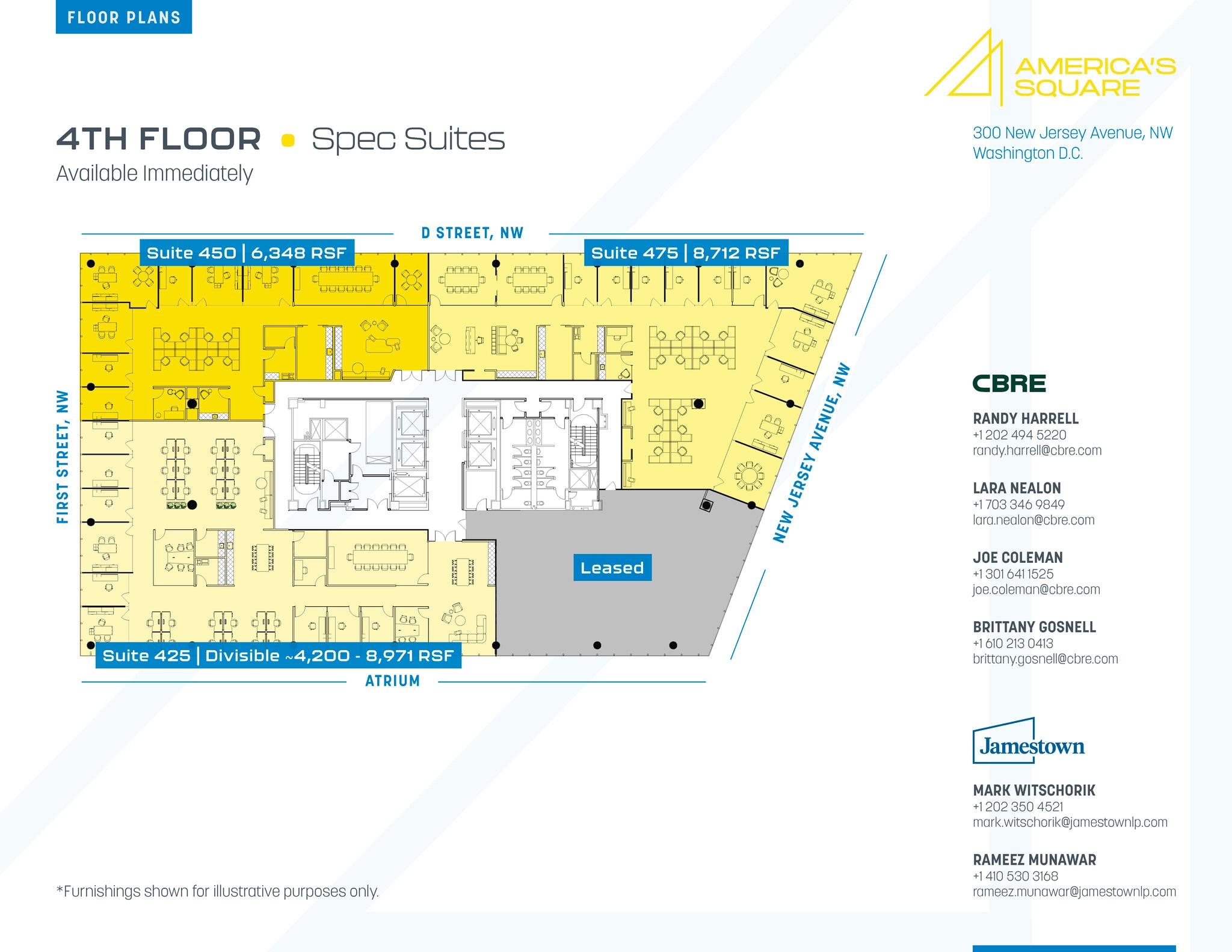 300 New Jersey Ave NW, Washington, DC à louer Plan d’étage- Image 1 de 1