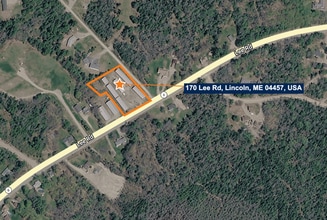 39 River Rd, Lincoln, ME - Aerial map view - Image1
