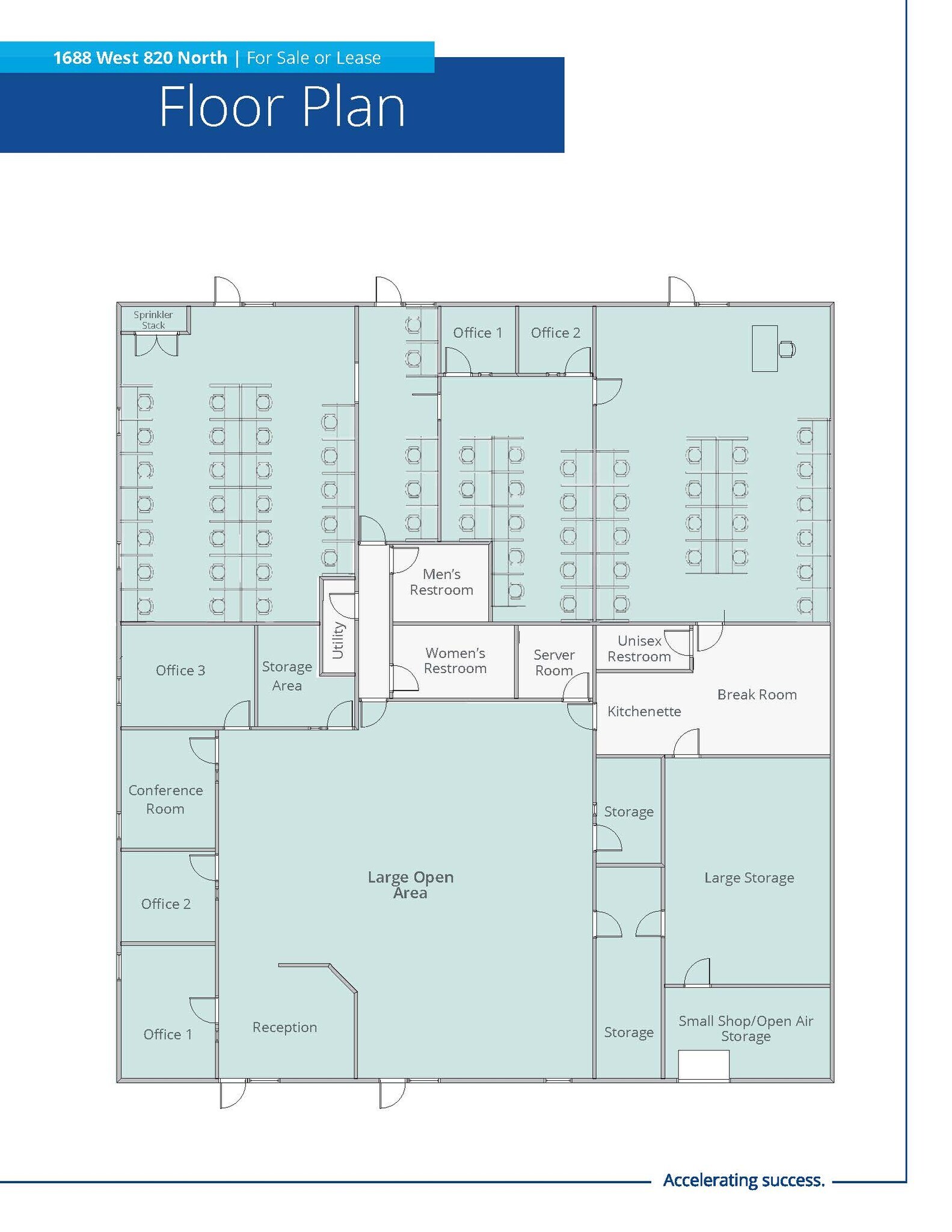 1682-1688 W 820 N, Provo, UT à louer Plan d’étage- Image 1 de 1