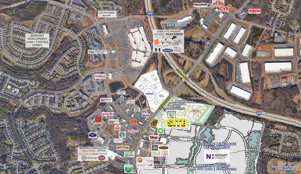 9301 Steele Creek rd, Charlotte, NC for lease - Aerial - Image 3 of 4