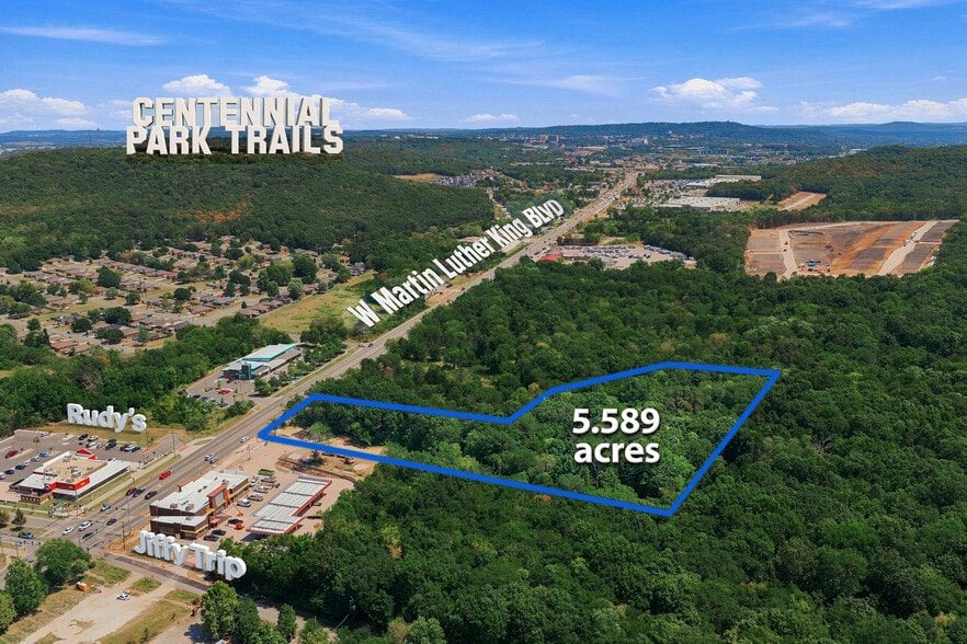 4005 W Martin Luther King Jr Blvd, Fayetteville, AR for sale - Aerial - Image 3 of 13