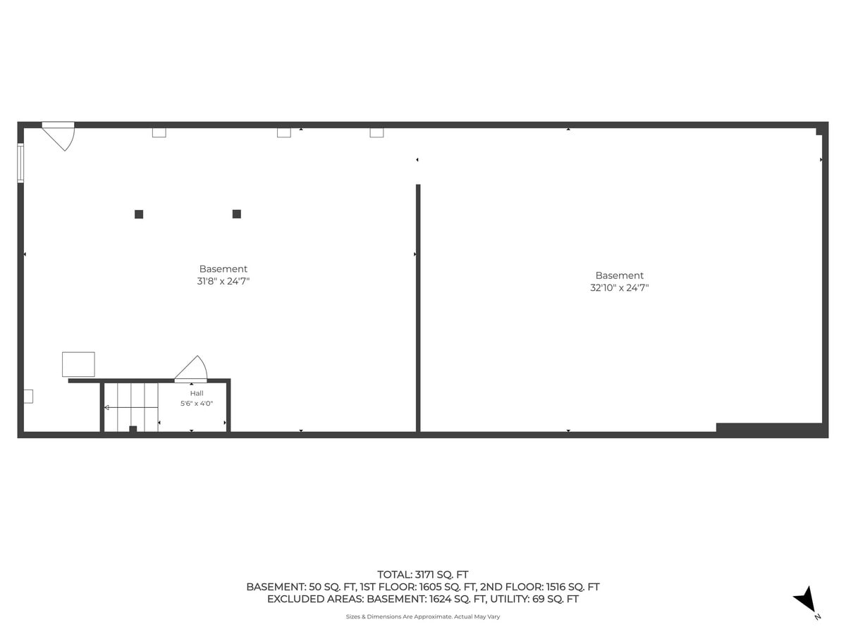 348 N Main St, Andover, MA 01810 - Unit 348A & B - - Floor Plan - Image 1 of 4
