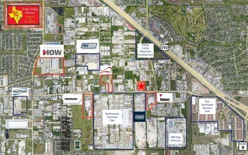 11900 FM 529 Rd, Jersey Village, TX - AÉRIEN  Vue de la carte