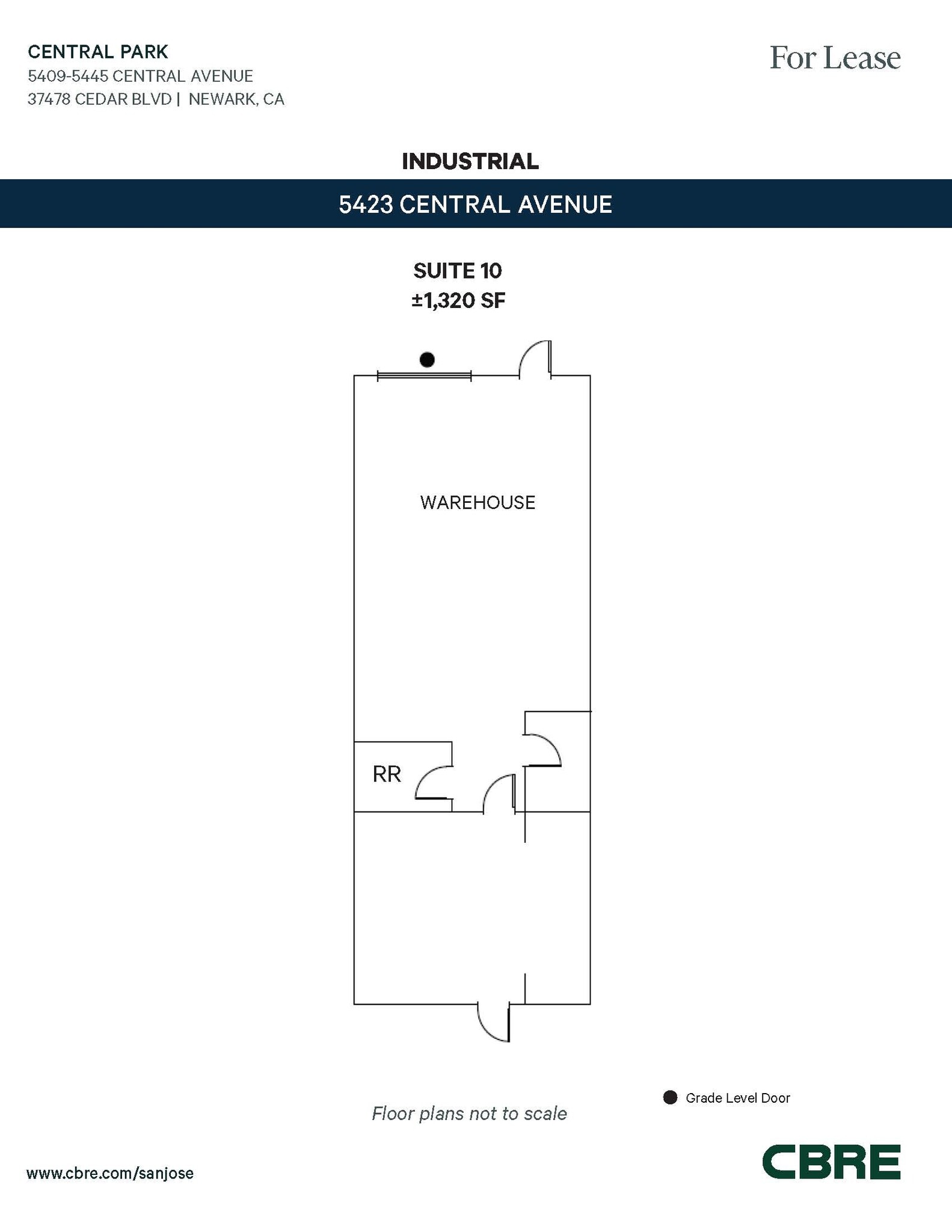5409 Central Ave, Newark, CA for lease Floor Plan- Image 1 of 1