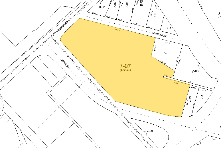 2500 N Brevard St, Charlotte, NC à louer - Plan cadastral - Image 2 de 10